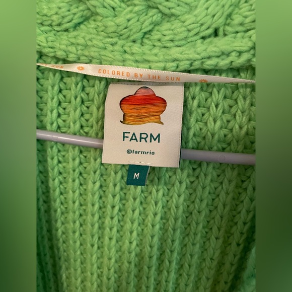 Farm Rio Shaker Stitch oversized cardigan - Picture 3 of 10